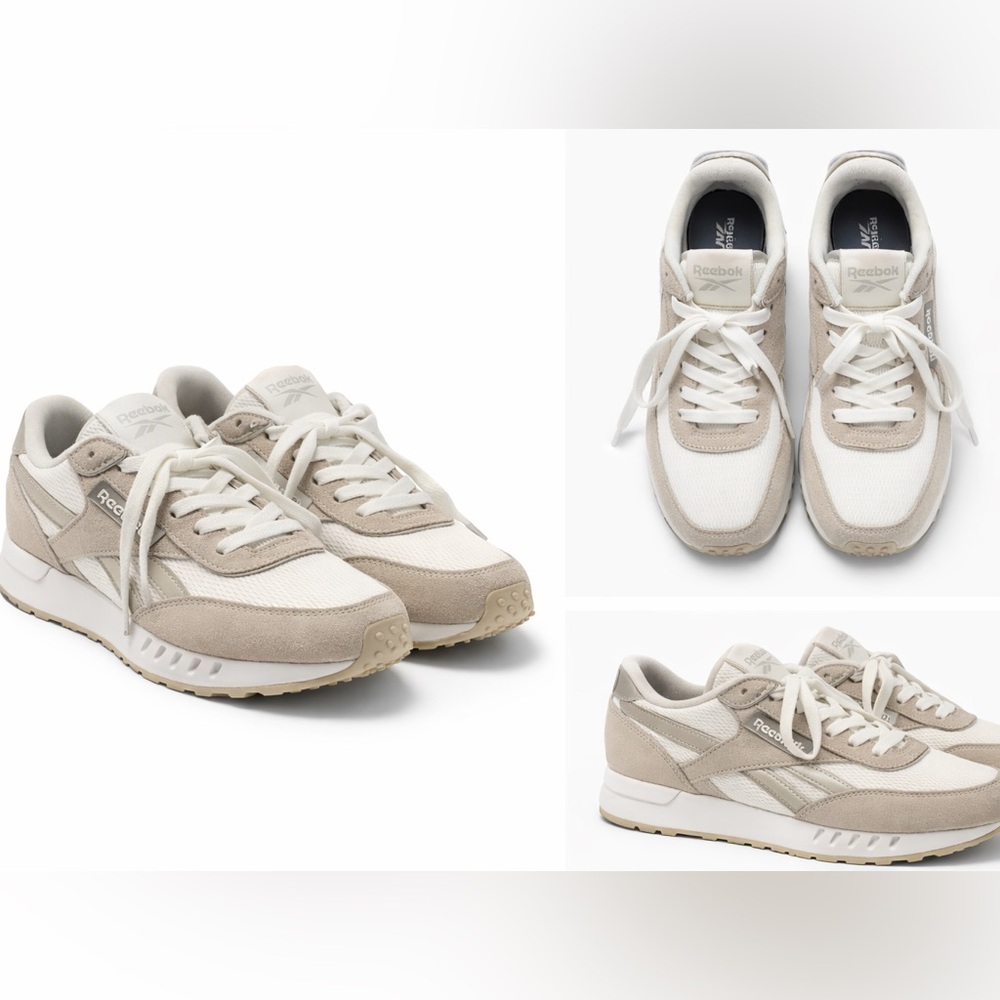 Reebok  Women Cream and Tan Sneakers